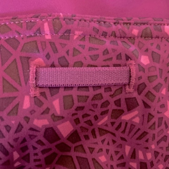 Lululemon Real Quick Tight Leggings Paradise Geo Regal Plum Size 10 NWT - Picture 7 of 16